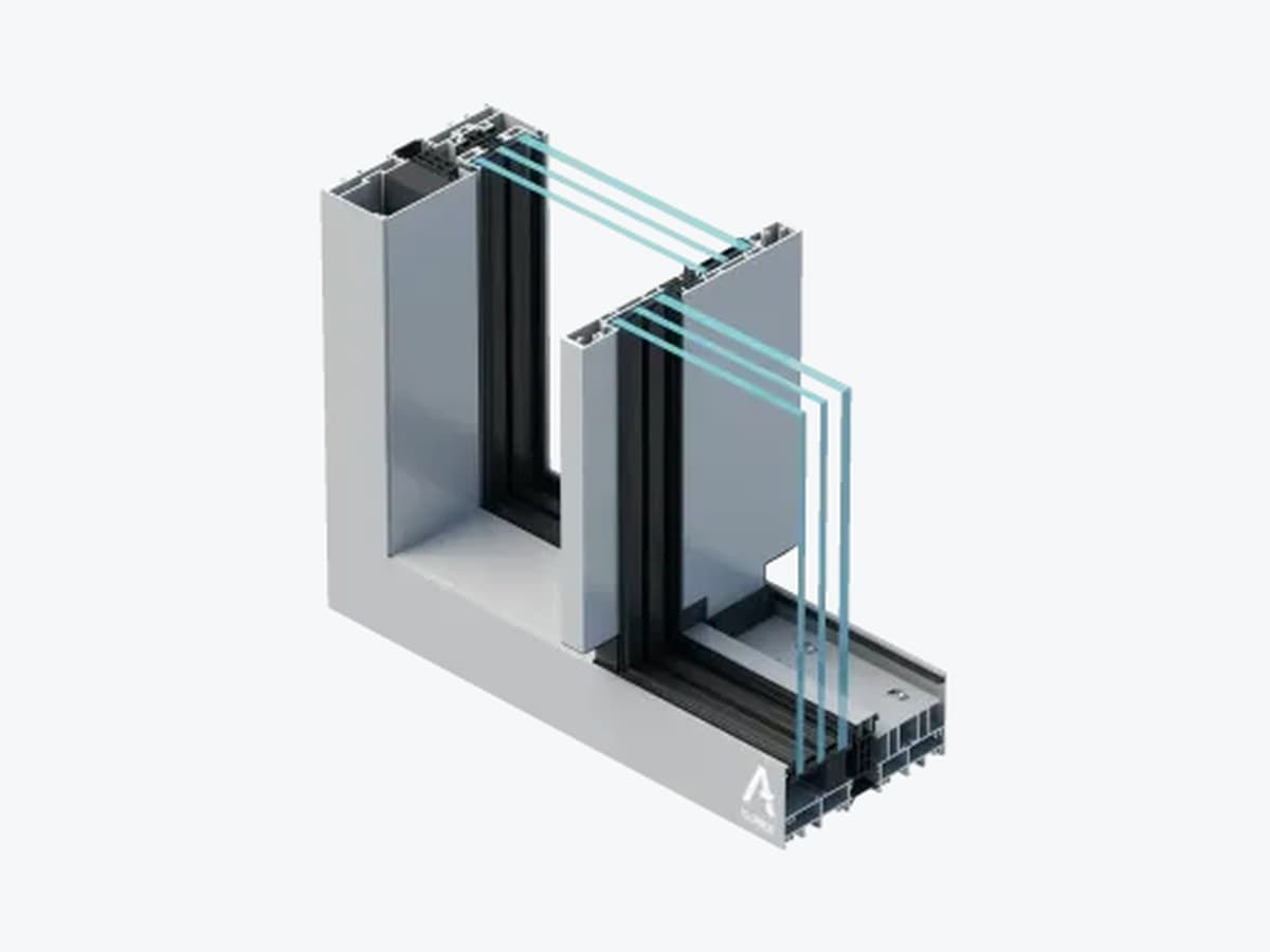 ALUPROF curtain wall corner system